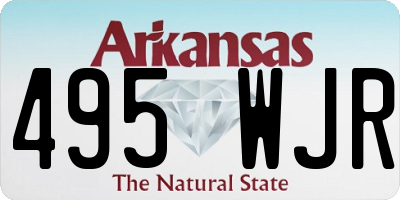 AR license plate 495WJR