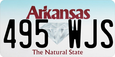 AR license plate 495WJS