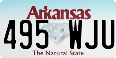 AR license plate 495WJU