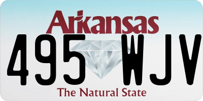 AR license plate 495WJV