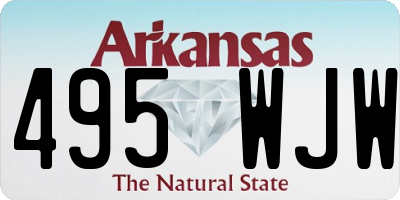 AR license plate 495WJW