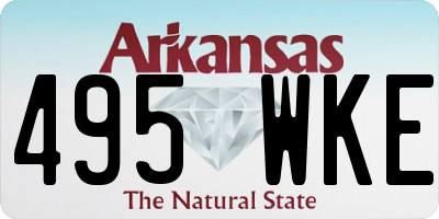 AR license plate 495WKE