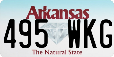 AR license plate 495WKG
