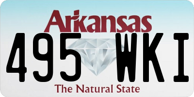 AR license plate 495WKI