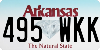 AR license plate 495WKK