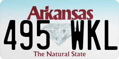 AR license plate 495WKL