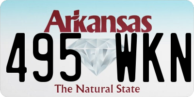 AR license plate 495WKN