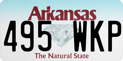 AR license plate 495WKP
