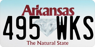 AR license plate 495WKS