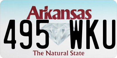 AR license plate 495WKU
