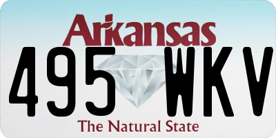 AR license plate 495WKV