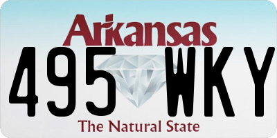 AR license plate 495WKY