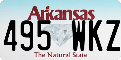 AR license plate 495WKZ