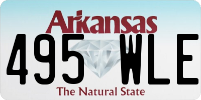 AR license plate 495WLE
