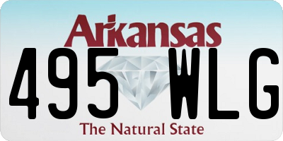 AR license plate 495WLG