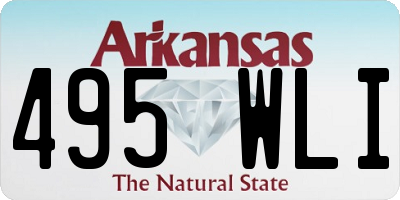 AR license plate 495WLI