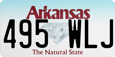 AR license plate 495WLJ
