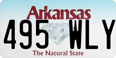 AR license plate 495WLY