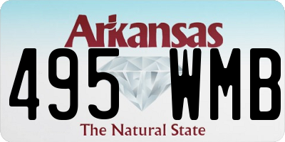 AR license plate 495WMB