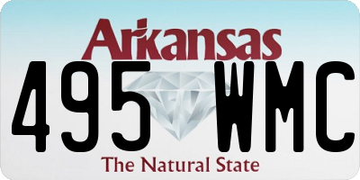 AR license plate 495WMC