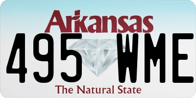 AR license plate 495WME