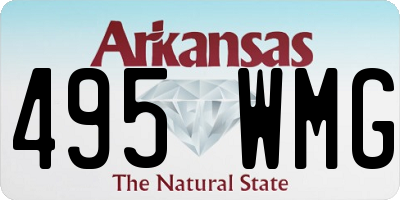 AR license plate 495WMG