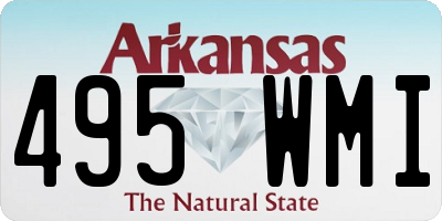 AR license plate 495WMI