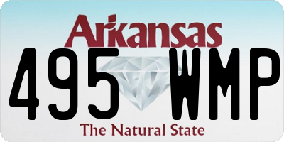 AR license plate 495WMP