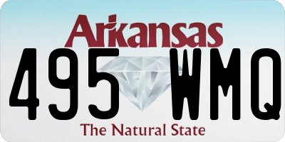 AR license plate 495WMQ