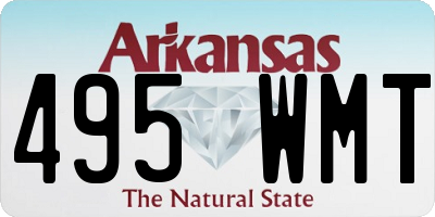 AR license plate 495WMT