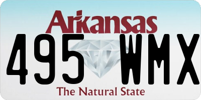 AR license plate 495WMX