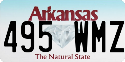 AR license plate 495WMZ
