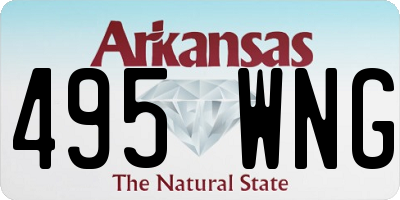 AR license plate 495WNG