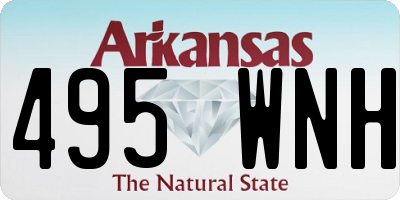 AR license plate 495WNH