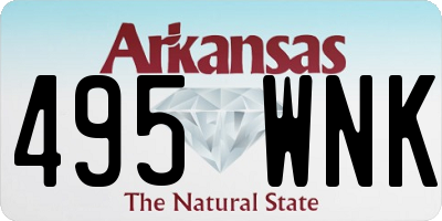 AR license plate 495WNK