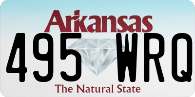 AR license plate 495WRQ