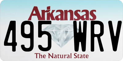 AR license plate 495WRV