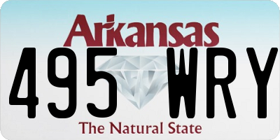 AR license plate 495WRY