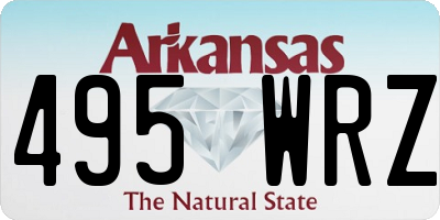 AR license plate 495WRZ