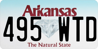 AR license plate 495WTD