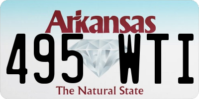 AR license plate 495WTI