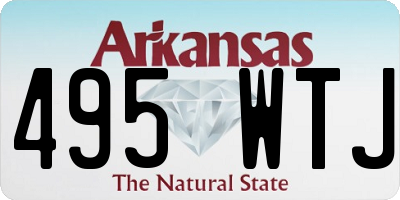 AR license plate 495WTJ