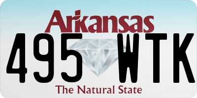 AR license plate 495WTK