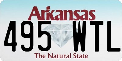 AR license plate 495WTL