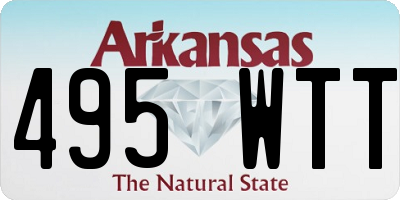 AR license plate 495WTT