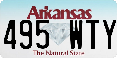 AR license plate 495WTY