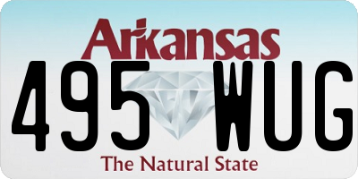 AR license plate 495WUG