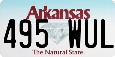 AR license plate 495WUL