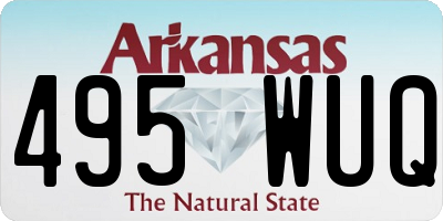 AR license plate 495WUQ