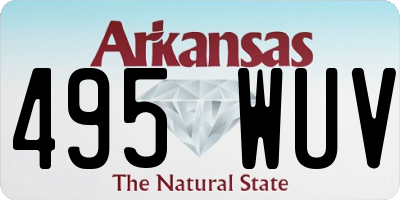 AR license plate 495WUV
